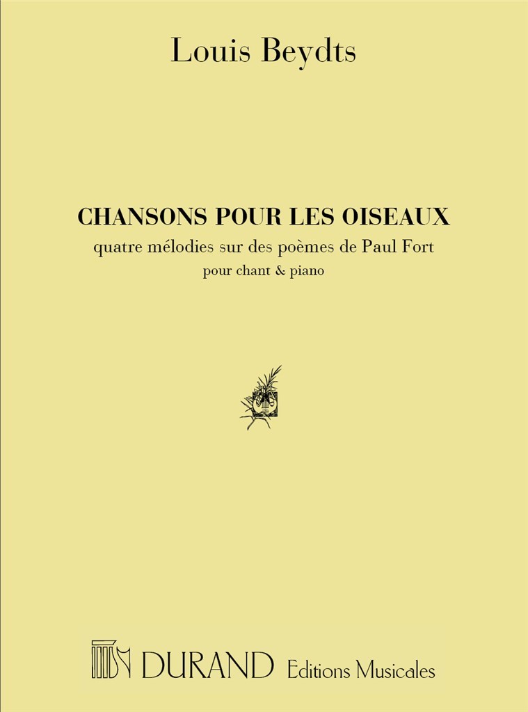 Chans. Pour Les Oiseaux Voix Elevee-Piano (P.Fort
